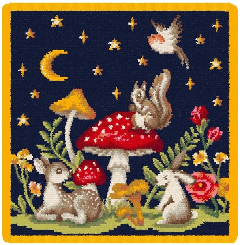 Салфетка Feiler MAGICAL NIGHT — тёмный узорный рисунок коллекции